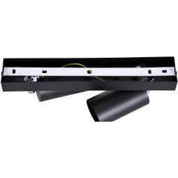 Kaja Monti lampa podsufitowa 2x10W LED czarna K-4726
