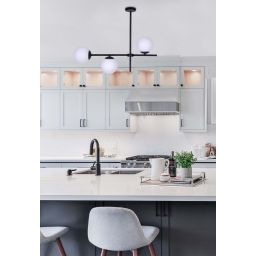 Kaja Vuelta lampa podsufitowa 3x40 W biała-czarna K-4735