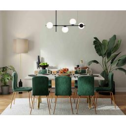 Kaja Vuelta lampa podsufitowa 4x40W czarny/biały mat K-4736