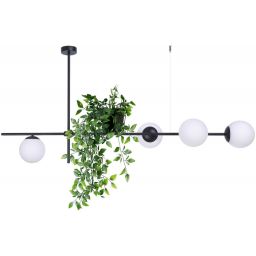 Outlet - Kaja Vuelta lampa podsufitowa 4x40W czarny/biały mat K-4737