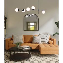 Kaja Vuelta lampa wisząca 5x40 W biała-czarna K-4738