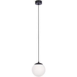 Kaja Savoy lampa wisząca 1x40 W biała-czarna K-4920