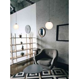 Kaja Savoy lampa wisząca 1x40W czarny/biały mat K-4922