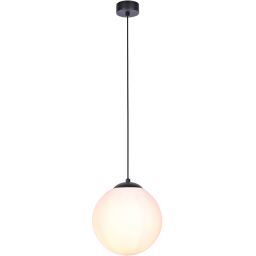 Kaja Savoy lampa wisząca 1x40W czarny/biały mat K-4922