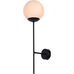 Kaja Savoy kinkiet 1x40 W biały-czarny K-4926