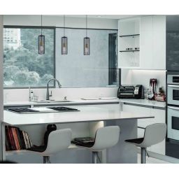 Kaja Gabia lampa wisząca 3x60W czarny/złoty K-4936