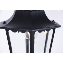 Kaja Lozana lampa wisząca zewnętrzna 1x60W czarna K-5006HCZARNY