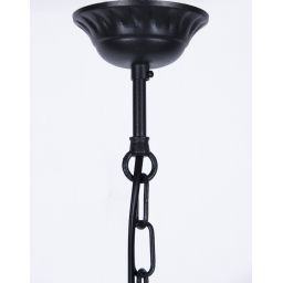 Kaja Lozana lampa wisząca zewnętrzna 1x60W czarna K-5006HCZARNY