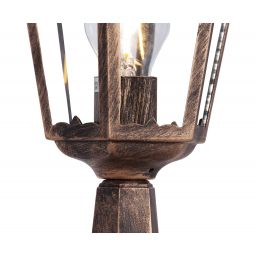 Kaja Lozana lampa stojąca zewnętrzna 1x60W czarna/złota K-5006SCZARNY/ZŁOTY