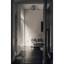 Kaja Rubi lampa podsufitowa 5x40 W czarna-grafitowa K-5117