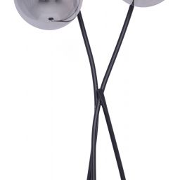 Kaja Rubi lampa stojąca 2x40 W czarna-grafitowa K-5119