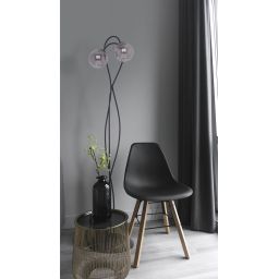 Kaja Rubi lampa stojąca 2x40 W czarna-grafitowa K-5119