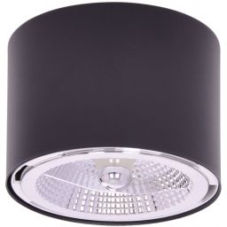 Kaja Horn lampa podsufitowa 1x10W LED czarny K-5132