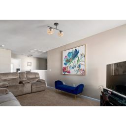 Kaja Delta lampa podsufitowa 2x10 W czarna-bursztynowa K-5163