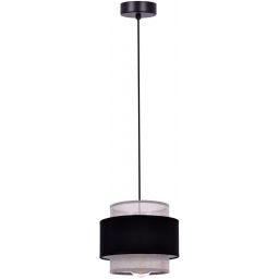 Kaja Etela lampa wisząca 1x40W czarny/szary K-5170