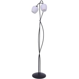 Kaja Bella lampa stojąca 2x60W czarny/biały K-5188