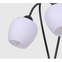Kaja Bella lampa stojąca 2x60W czarny/biały K-5188