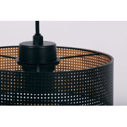 Kaja Zimbo lampa wisząca 1x40W czarny/złoty K-5221
