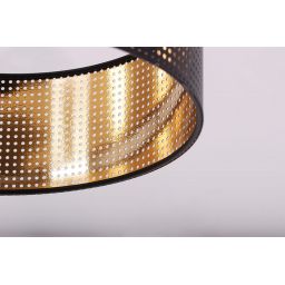 Kaja Zimbo lampa wisząca 1x40W czarny/złoty K-5221