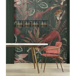 Kaja Zimbo lampa wisząca 4x40W czarny/złoty K-5223