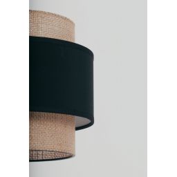 Kaja Gato lampa wisząca 3x40W czarny/beżowy K-5232