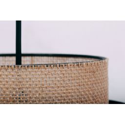 Kaja Gato lampa wisząca 3x40W czarny/beżowy K-5232