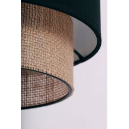 Kaja Gato lampa wisząca 3x40W czarny/beżowy K-5232