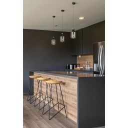 Kaja Brus lampa wisząca 1x40 W czarna K-5250