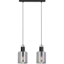 Kaja Brus lampa wisząca 2x40 W czarna K-5251