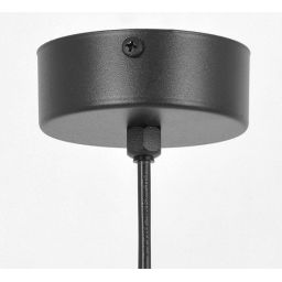 Kaja Alto lampa wisząca 1x40W czarny/bursztynowy K-5255