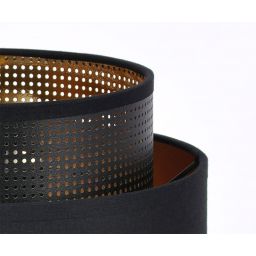 Kaja Amos lampa wisząca 1x40W czarny/złoty K-5280