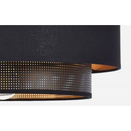 Kaja Amos lampa wisząca 3x40W czarny/złoty K-5282