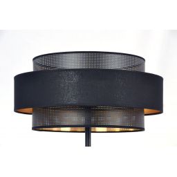 Kaja Amos lampa stojąca 1x40W czarny/złoty K-5285