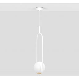 Kaja Arlena lampa wisząca 1x40 W biała K-5300