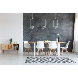 Kaja Arlena lampa wisząca 1x40 W biała K-5302