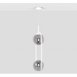 Kaja Arlena lampa wisząca 2x40 W biała K-5303