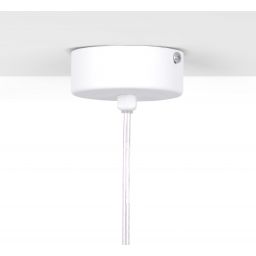 Kaja Arlena lampa wisząca 1x40 W biała-bursztynowa K-5304