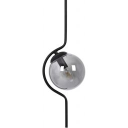Kaja Neva lampa wisząca 1x40 W czarna-grafitowa K-5330