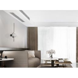 Kaja Neva kinkiet 1x40 W czarny-grafitowy K-5331