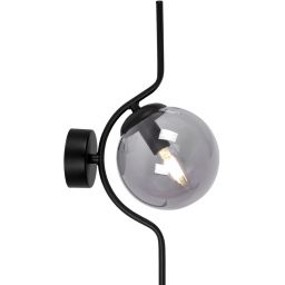 Kaja Neva kinkiet 1x40 W czarny-grafitowy K-5331