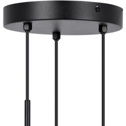 Kaja Neva lampa wisząca 3x40 W czarna-grafitowa K-5333