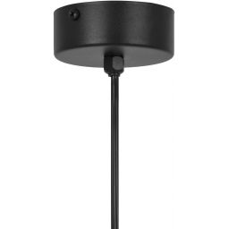 Kaja Vela lampa wisząca 1x40 W czarna-bursztynowa K-5335