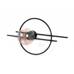 Kaja Corsa kinkiet 1x40 W czarny K-5345