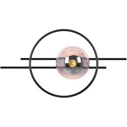 Kaja Corsa kinkiet 1x40 W czarny K-5345