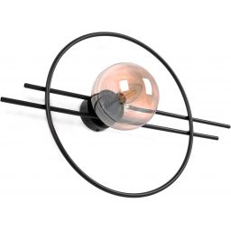 Kaja Corsa kinkiet 1x40 W czarny K-5346