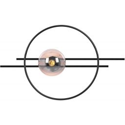 Kaja Corsa kinkiet 1x40 W czarny K-5346