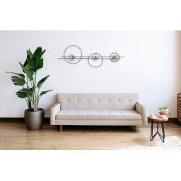 Kaja Corsa kinkiet 3x40 W czarny-bursztynowy K-5348