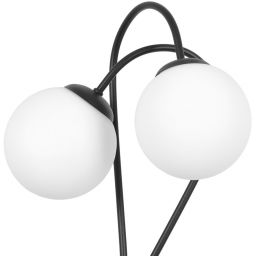 Kaja Nela lampa stojąca 2x40 W czarna K-5353