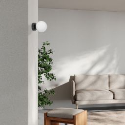 Kaja Inez lampa podsufitowa 1x10 W biała-czarna K-5360
