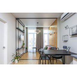 Kaja Piro lampa wisząca 5x10 W czarna-bursztynowa K-5368